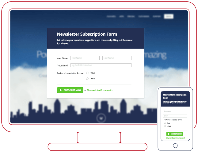 Wordpress Autopopup Newsletter - Newsletter (646x495), Png Download