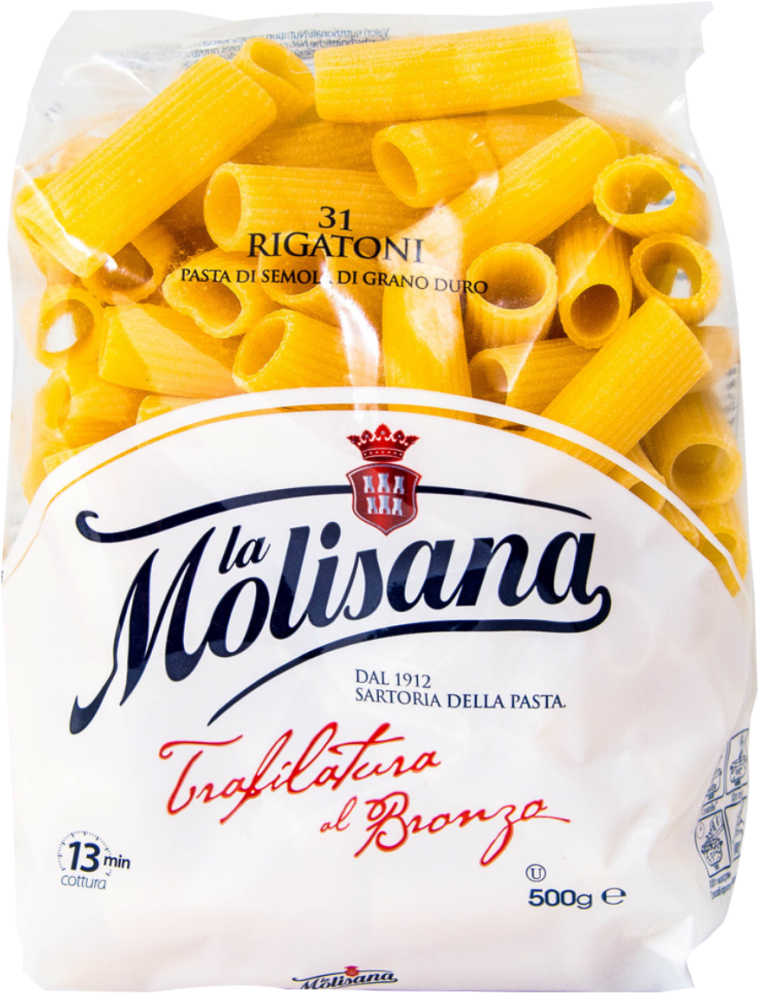 Pasta Rigatoni - La Molisana Farfalle Pasta 500g (1024x1011), Png Download
