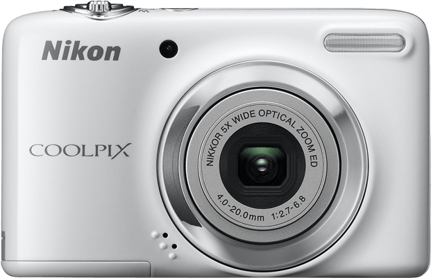 Coolpix L25 - Nikon Coolpix L27 16.1 Mp Digital Camera - White (700x595), Png Download