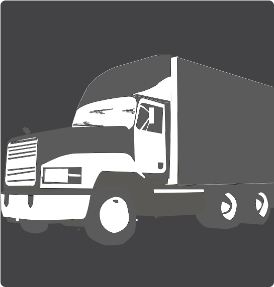 Free Same-day Shipping On Select Items - Trailer Clipart Black And White (600x619), Png Download