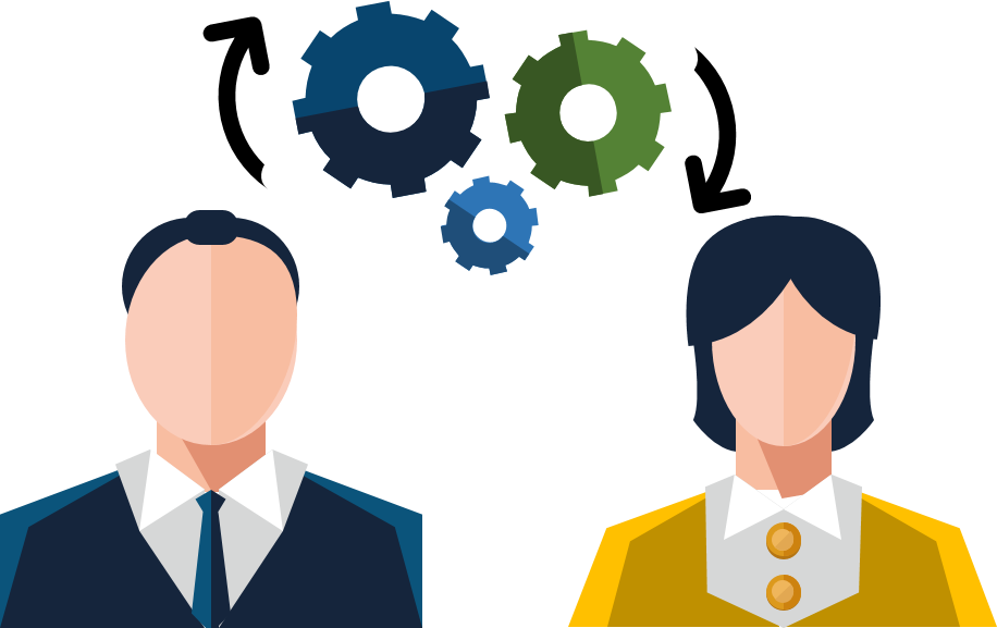 Applying Presentation Science For Men And Women - Illustration (916x577), Png Download