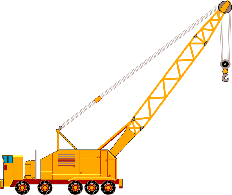 Crane Png Photos - Construction Crane Clip Art (800x674), Png Download