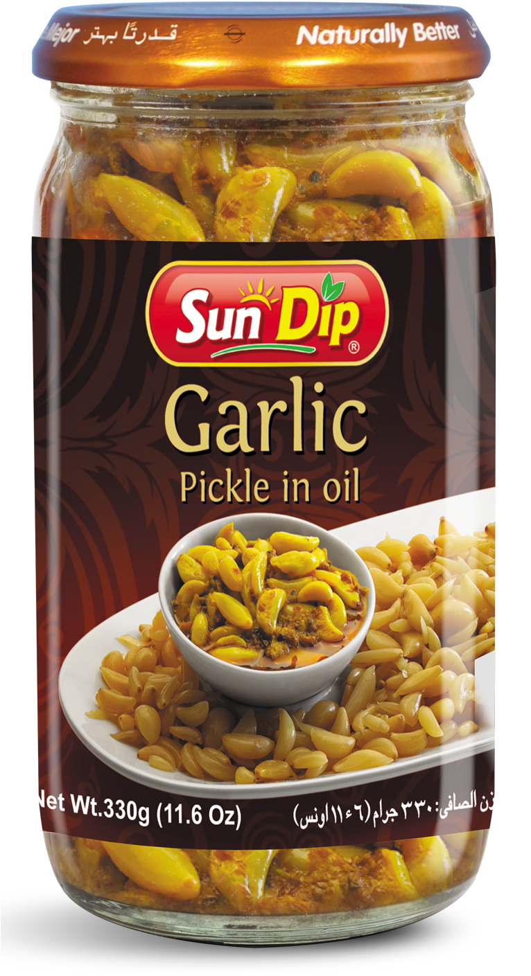 Sundip Garlic Pickle In Oil - Sundip Garlic Pickle In Oil 11.6 Oz (330 Grams) (800x1500), Png Download
