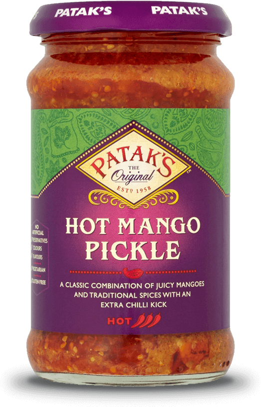Recipes Featuring This Product - Pataks - Hot Mango Pickle | 283g (541x819), Png Download