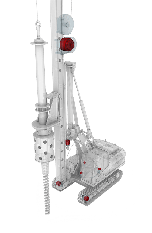 /files/500px Bagger Tiefbau Closeup Poster Trans Weiss - Poster (500x765), Png Download