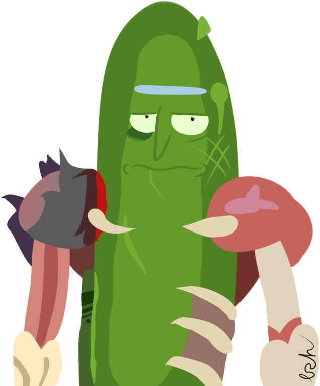 Pickle Rick Emoji Png Royalty Free Stock Pickle Rick Emoji