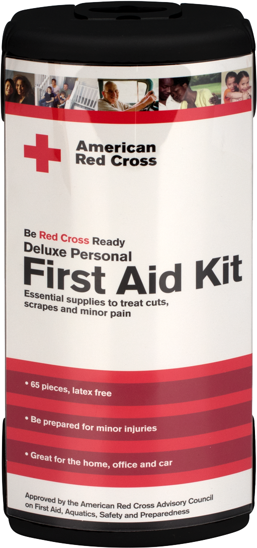 Deluxe Personal First Aid Kit Deluxe Personal First - American Red Cross (1400x1400), Png Download