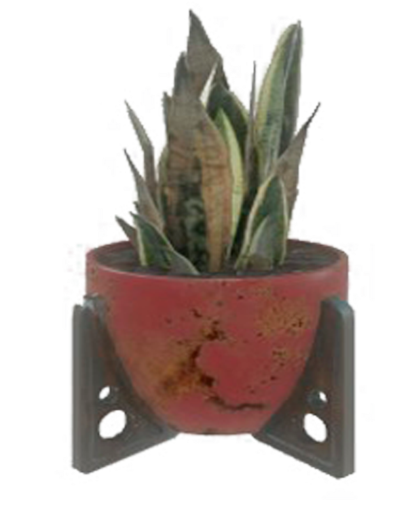 Fo4 Red Potted Plant4 - Fallout 4 (820x786), Png Download