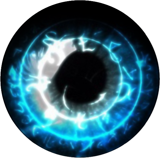 Blue Enchanted Eye Tee (600x602), Png Download