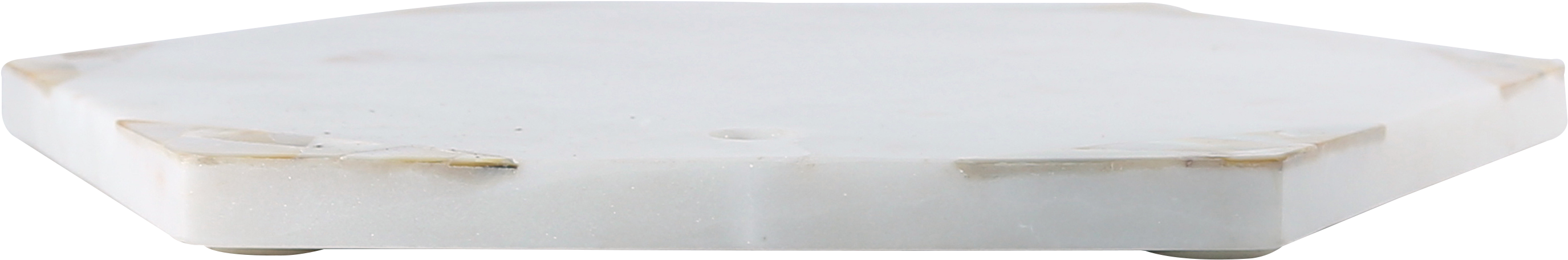 White Marble Stone Hexagonal Shape Chopping Board With - Boat (3000x3000), Png Download