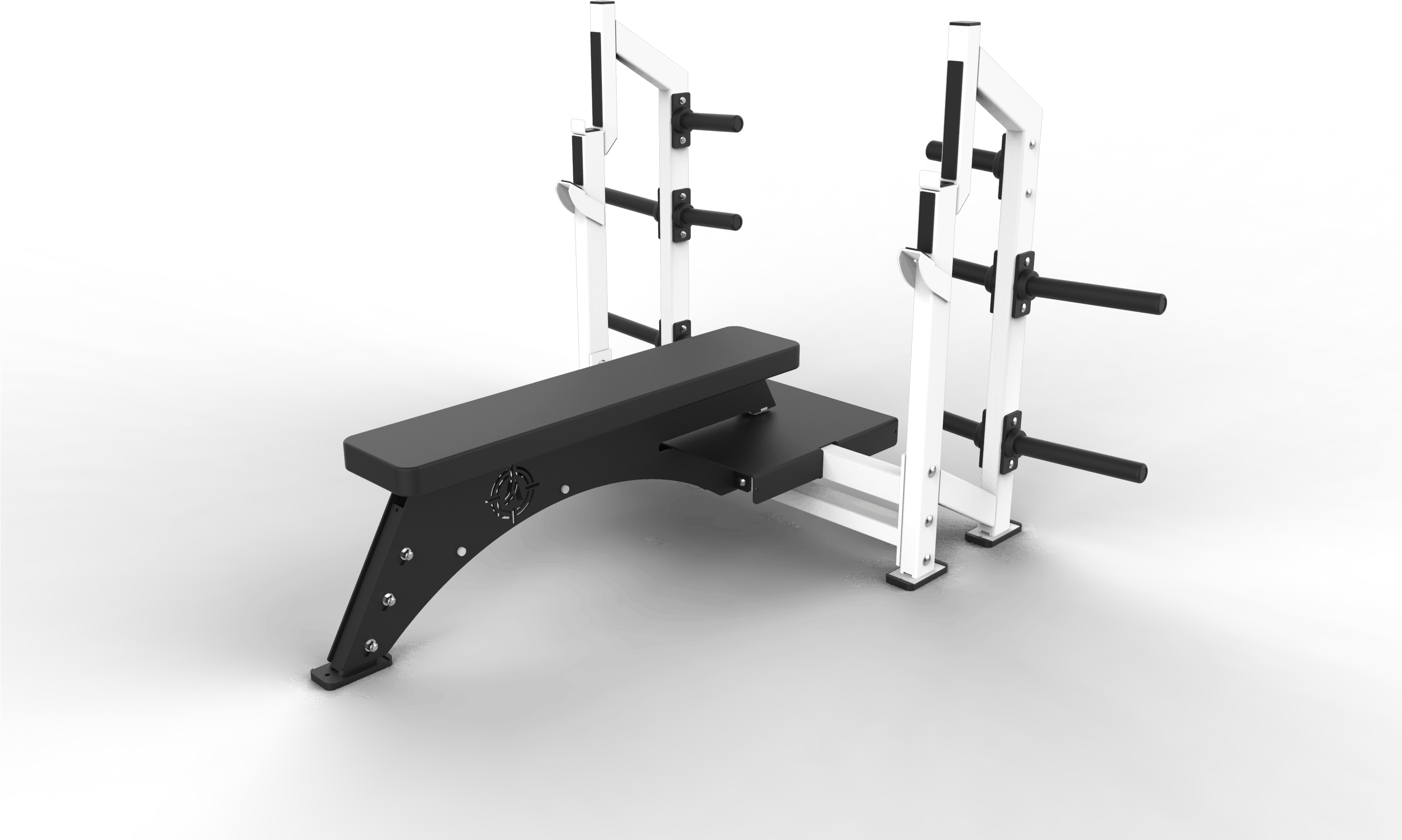 Arsenal Strength Olympic Flat Powerstation - Bench (3000x1943), Png Download