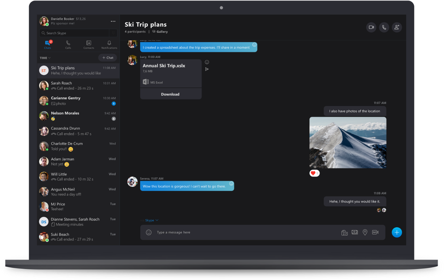 Skype Rolls Back Its Redesign By Ditching Stories, - Skype (1648x958), Png Download
