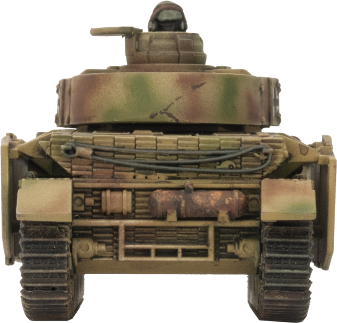 Panzer Iv Tank Platoon (plastic) (gbx121) - Tank (690x662), Png Download