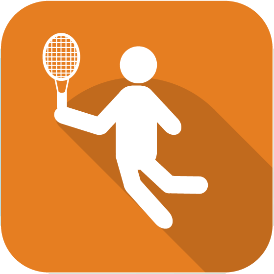 Toll Parking Logo Icon Sauna Logo Icon Tennis - Tennis (595x595), Png Download