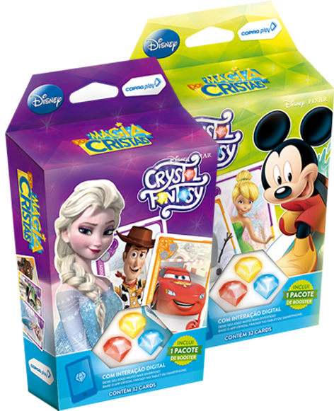 Decks Crystal Fantasy - Disney Cristal Fantasy Magia Dos Cristais (518x615), Png Download