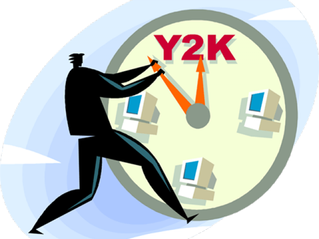 Businessman Clipart Cool - Y2k Problem (640x480), Png Download