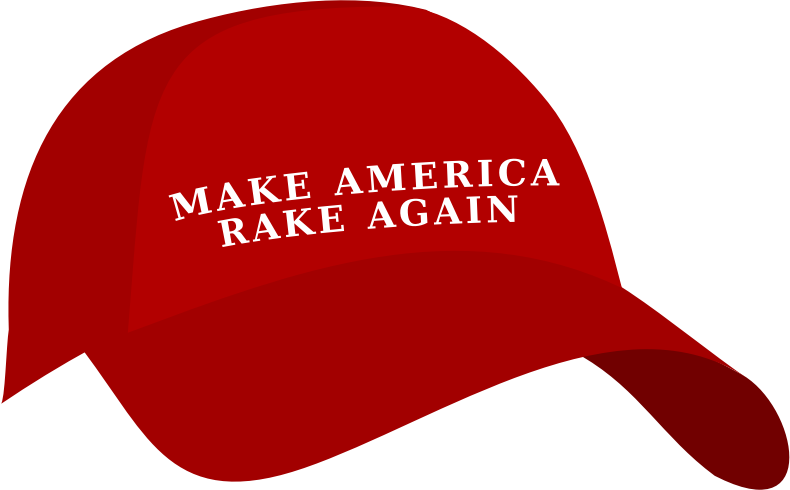Make America Rake Again Hat (790x490), Png Download