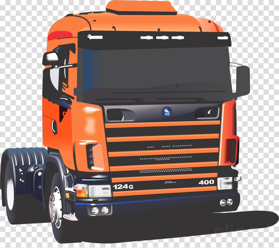 Scania Vetor Clipart Car Scania Ab - Scania Vetor (900x800), Png Download