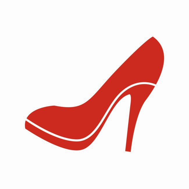 Red Heels Png Photo - Basic Pump (650x651), Png Download