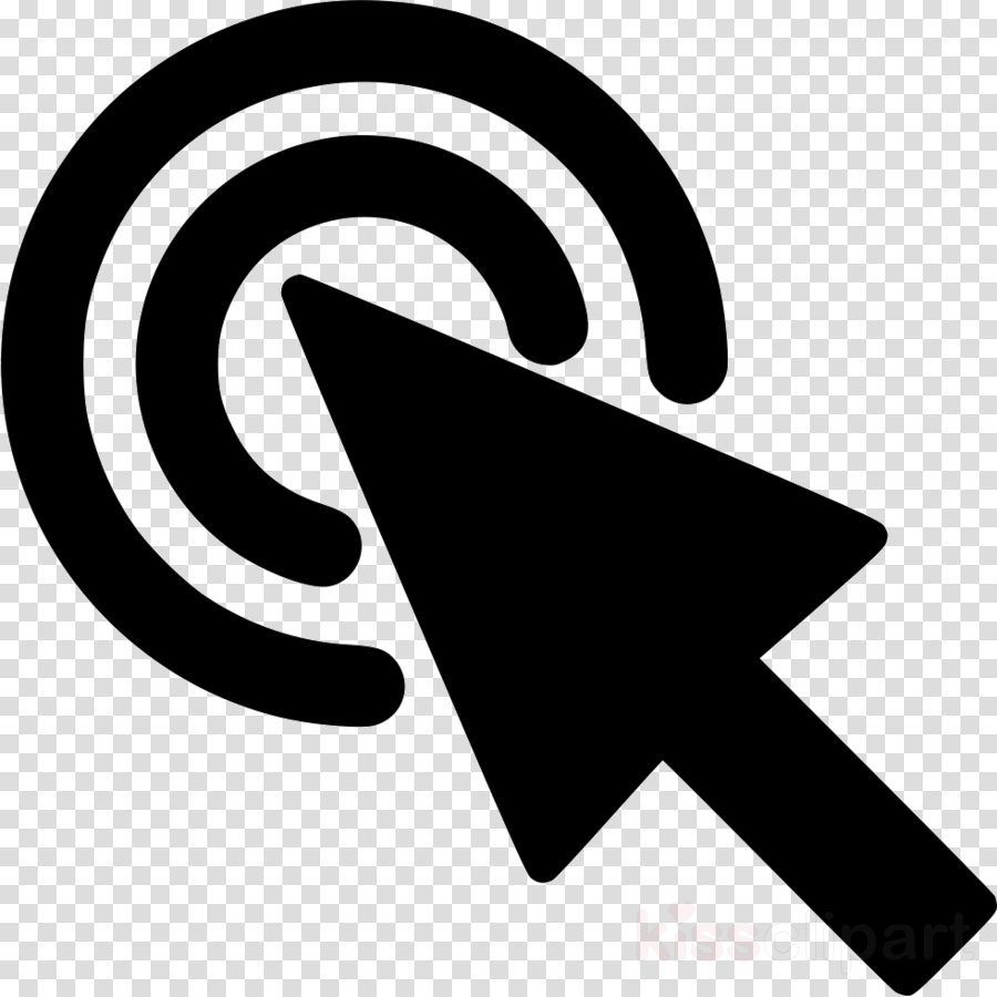 Arrow Click Icon Png Clipart Computer Mouse Pointer - Food Silhouette Png (900x900), Png Download