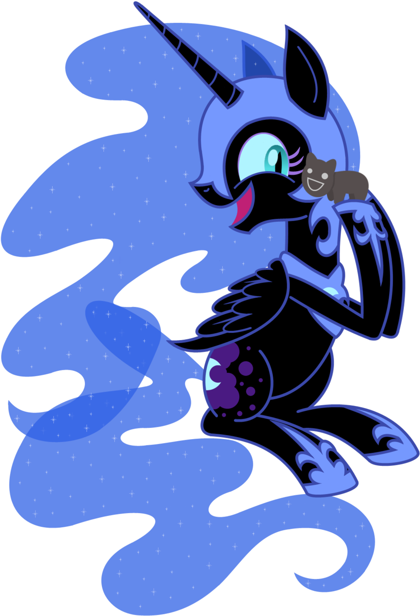Cuttycommando, Cute, Friendship Is Still Magic, Moonabetes, - Mlp Cute Nightmare Moon (900x1278), Png Download
