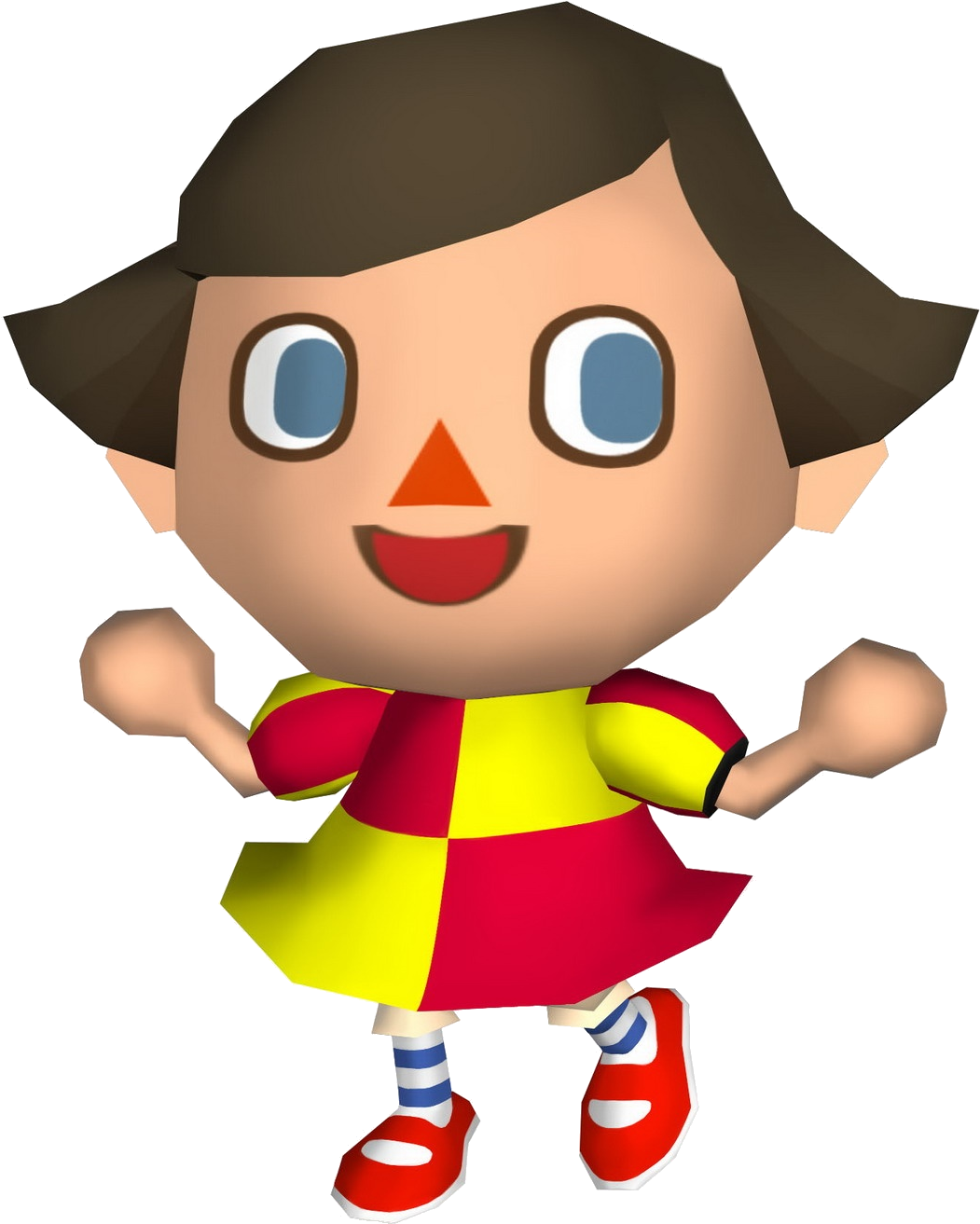 Animal Crossing Know Your - Animal Crossing City Folk Girl (1077x1342), Png Download