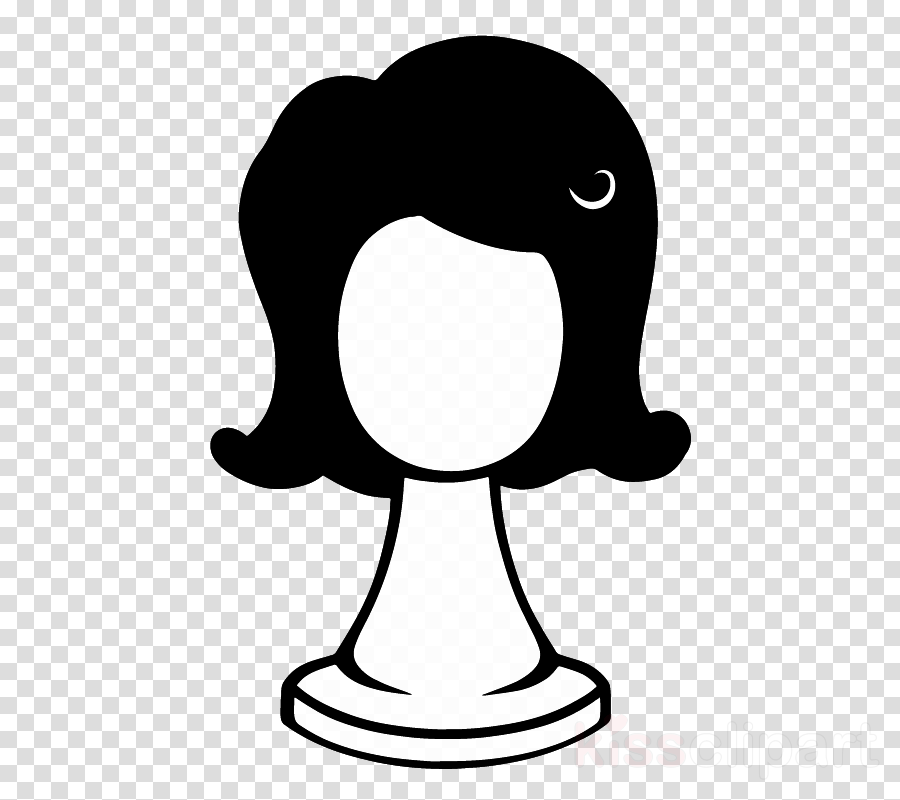 Download Wig Black And White Clipart Wig Clip Art Bird - Transparent Background Location Icon (900x800), Png Download