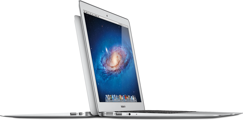 Macbook Air Also Features A Brilliant, High Resolution - Macbook Ads (800x395), Png Download