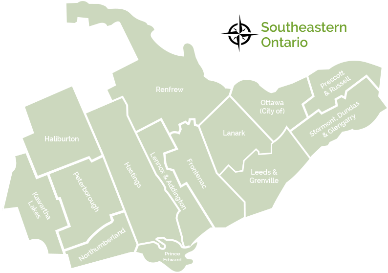 The Ncenn, Which Was Originally Founded By Tucker House, - South Eastern Ontario Township Map (794x558), Png Download