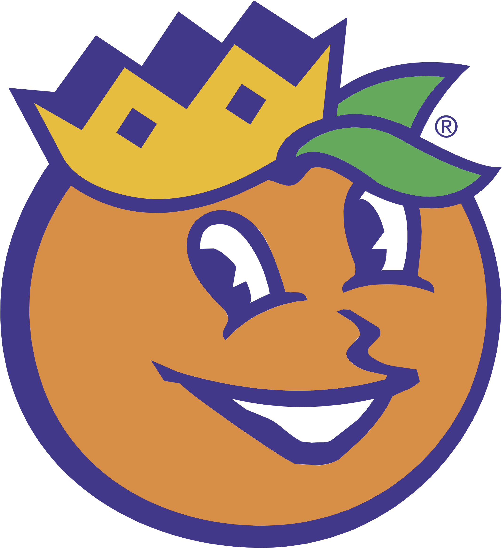 Orange Bowl Logo Png Transparent - Orange Bowl Logo (2400x2400), Png Download