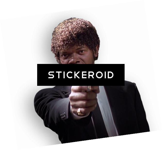 Samuel Ljackson - Photo Caption (667x617), Png Download