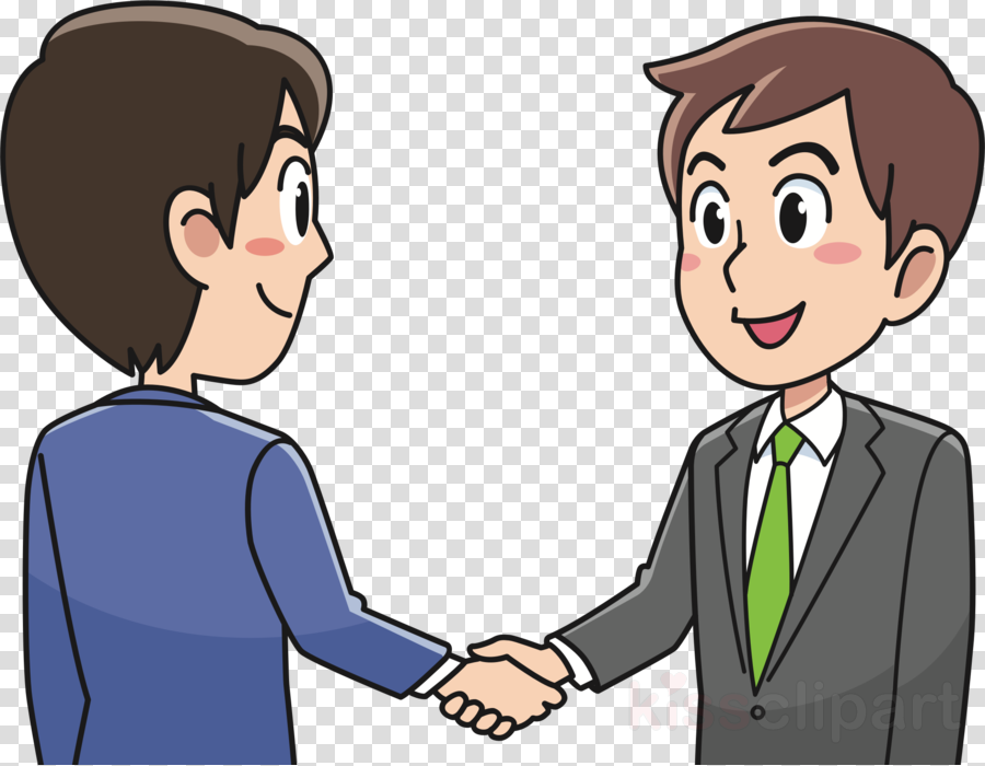 Download Handshake Clipart Clip Art - Businessmen Shaking Hands Clipart (900x700), Png Download
