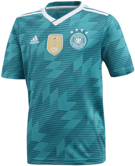Adidas Germany Away Youth Jersey - Germany Away Jersey 2018 (600x600), Png Download