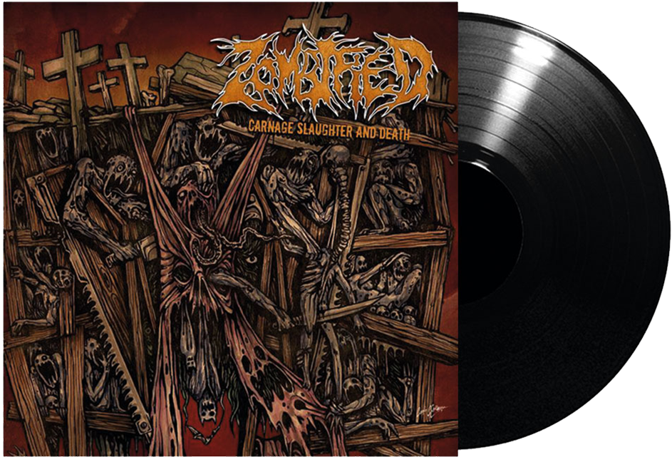 Carnage Slaughter And Death - Death Metal Carnage (985x700), Png Download