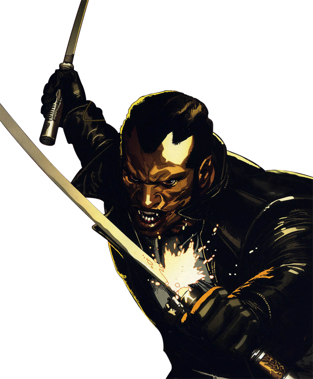 Blade, Wolverine,morbius Vs Carnage - Ultimate Comics Avengers: Blade Vs. The Avengers (631x763), Png Download