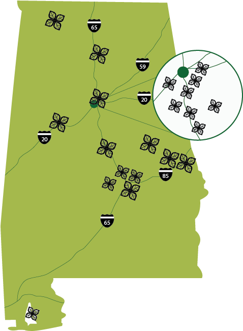 Services Map - Hunting (551x713), Png Download