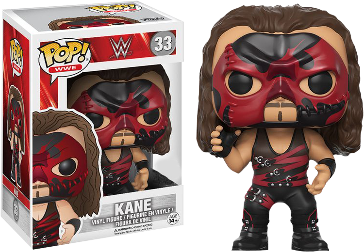 Wwe Seth Rollins Us Exclusive Pop Vinyl Figure - Funko Pop Kane (750x520), Png Download