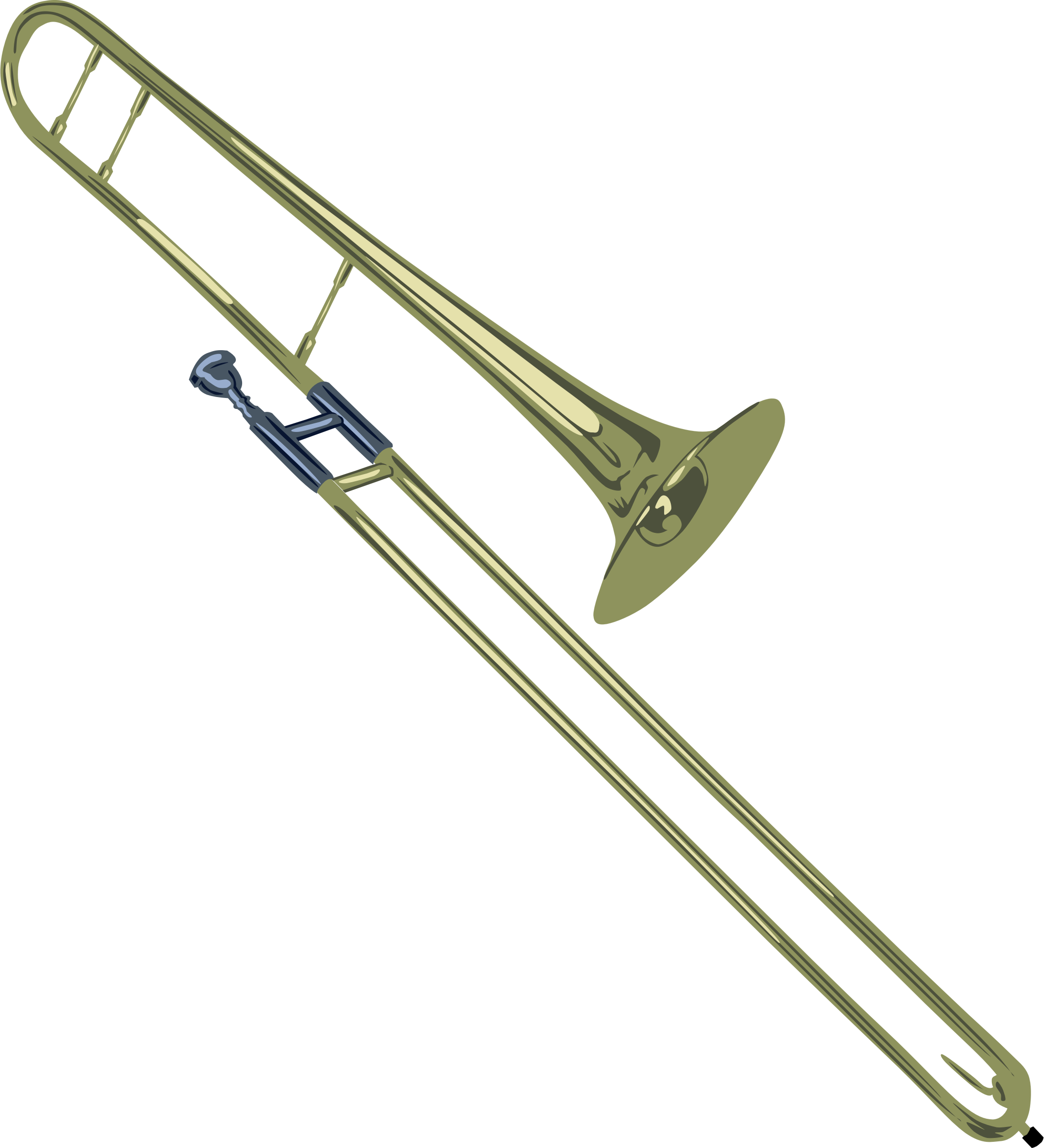 Tenor Trombone Png Images 545 X (545x600), Png Download