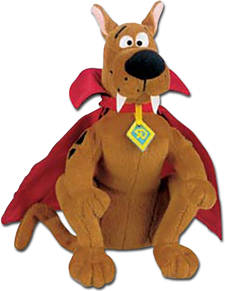 Plush Scooby Doo Vampire Halloween Stuffed Animal - Stuffed Toy (775x1000), Png Download
