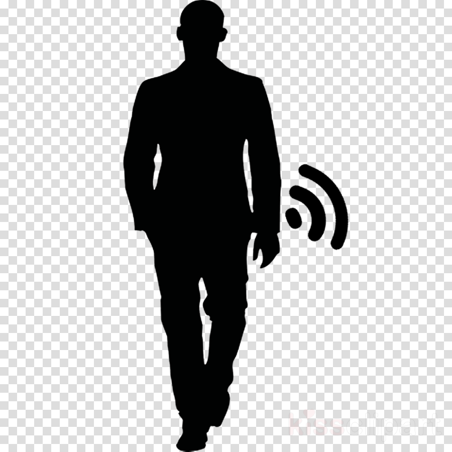 Man In Suit Silhouette Png Clipart Clip Art - Silhouette Man Png (900x900), Png Download