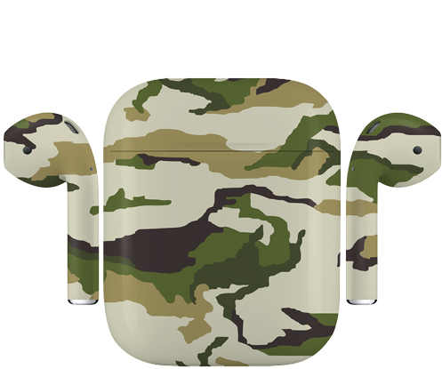 Apple Airpods Camouflage Special Edition, Army, Matte - Army (600x550), Png Download