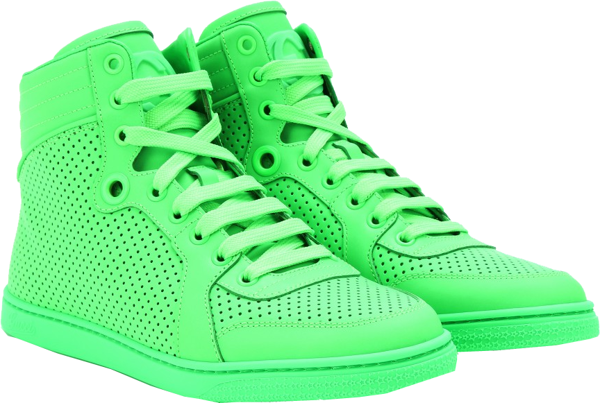 Green Shoes Png Green High Top Shoes Full Size Png Download Seekpng