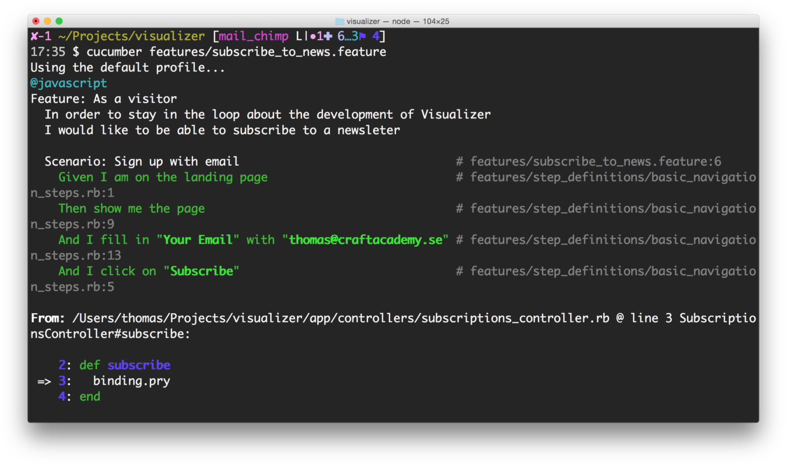 I Put A Debugger Breakpoint In The Controllers Subscribe - Dracula Theme Vim (1600x951), Png Download