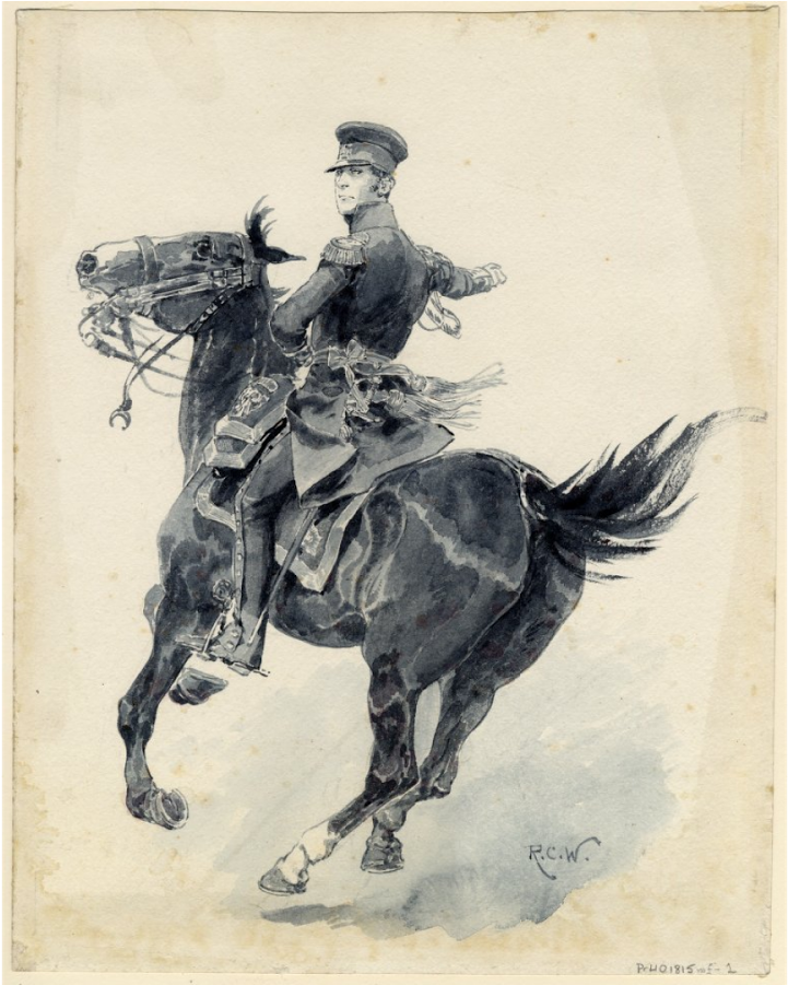 General Prusiano Richard Caton Woodville Jr - Battle Of Waterloo (1600x900), Png Download