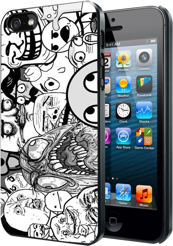 Meme Face Troll Face Group Funny Samsung Galaxy S3 Marvel Comics Iphone Case Full Size Png Download Seekpng