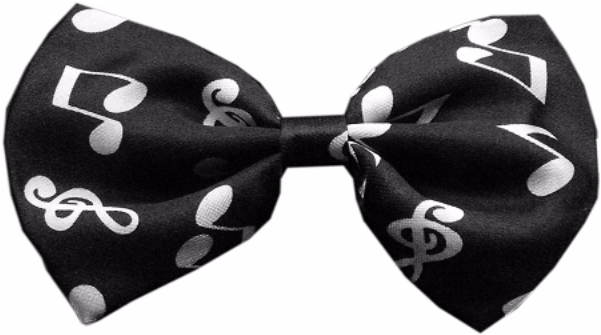 Music Bow Tie - Mirage Pet Products Dog Bow Tie Classical Music (600x600), Png Download