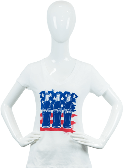 Women's Coca Cola Bottle Flag Jr - Coca-cola(コカコーラ グッズ) ステッカー 3ボトル (586x586), Png Download
