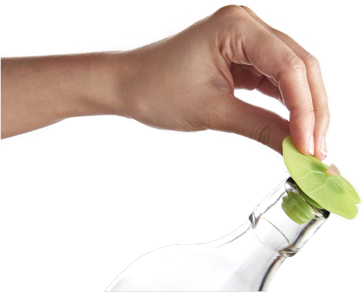 Charles Viancin Bottle Stopper Lilypad - Pizza Cutter (600x600), Png Download