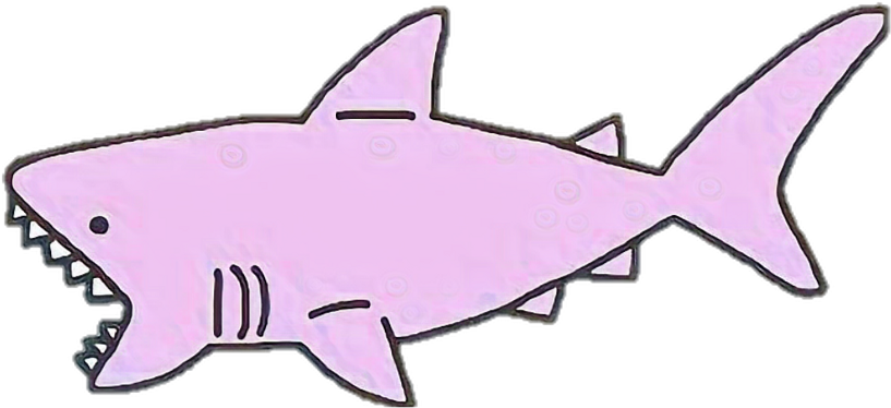 Pink Shark (1024x1024), Png Download