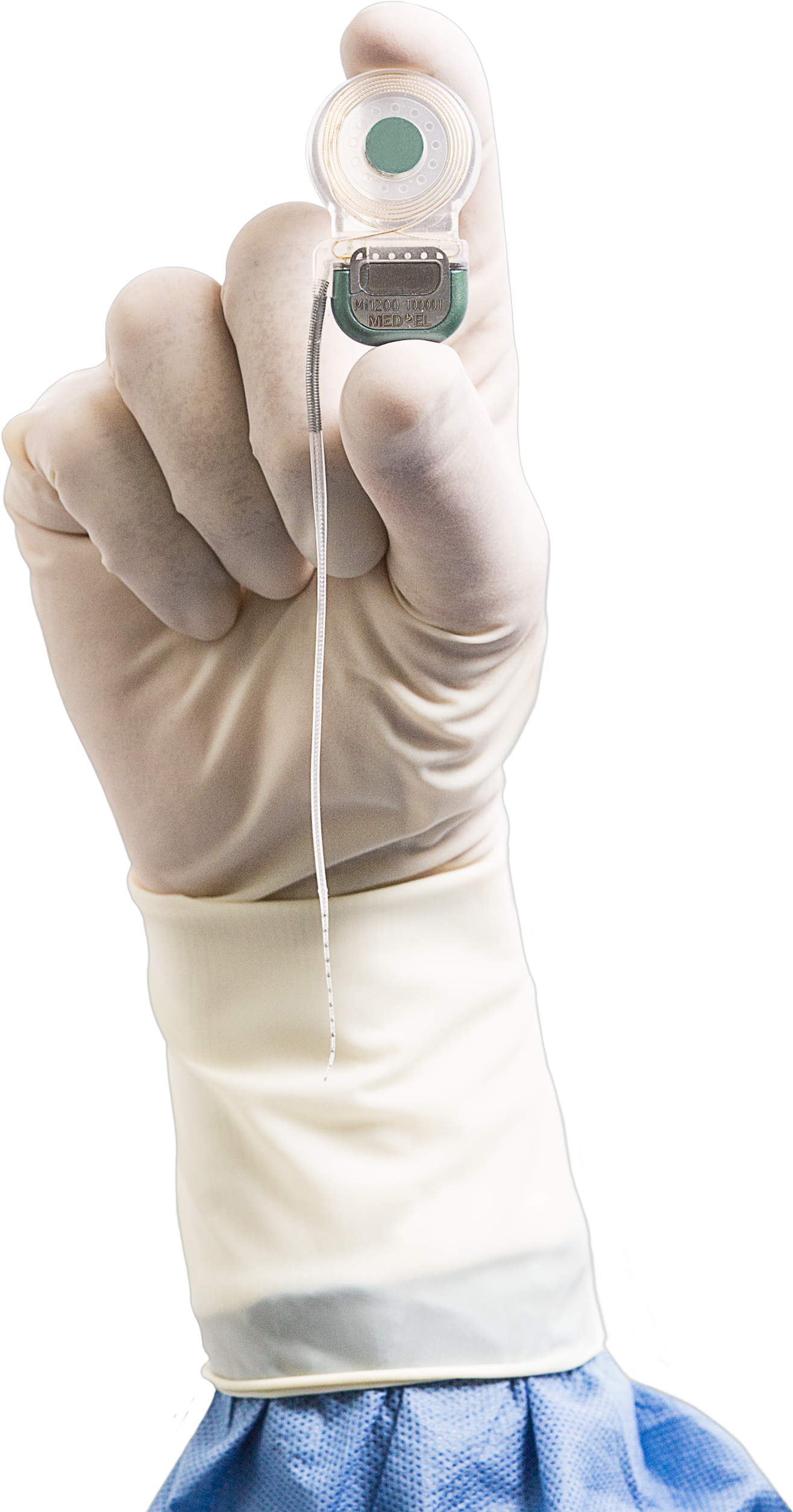 Holding Synchrony Implant - Cochlear Implant (2000x2779), Png Download